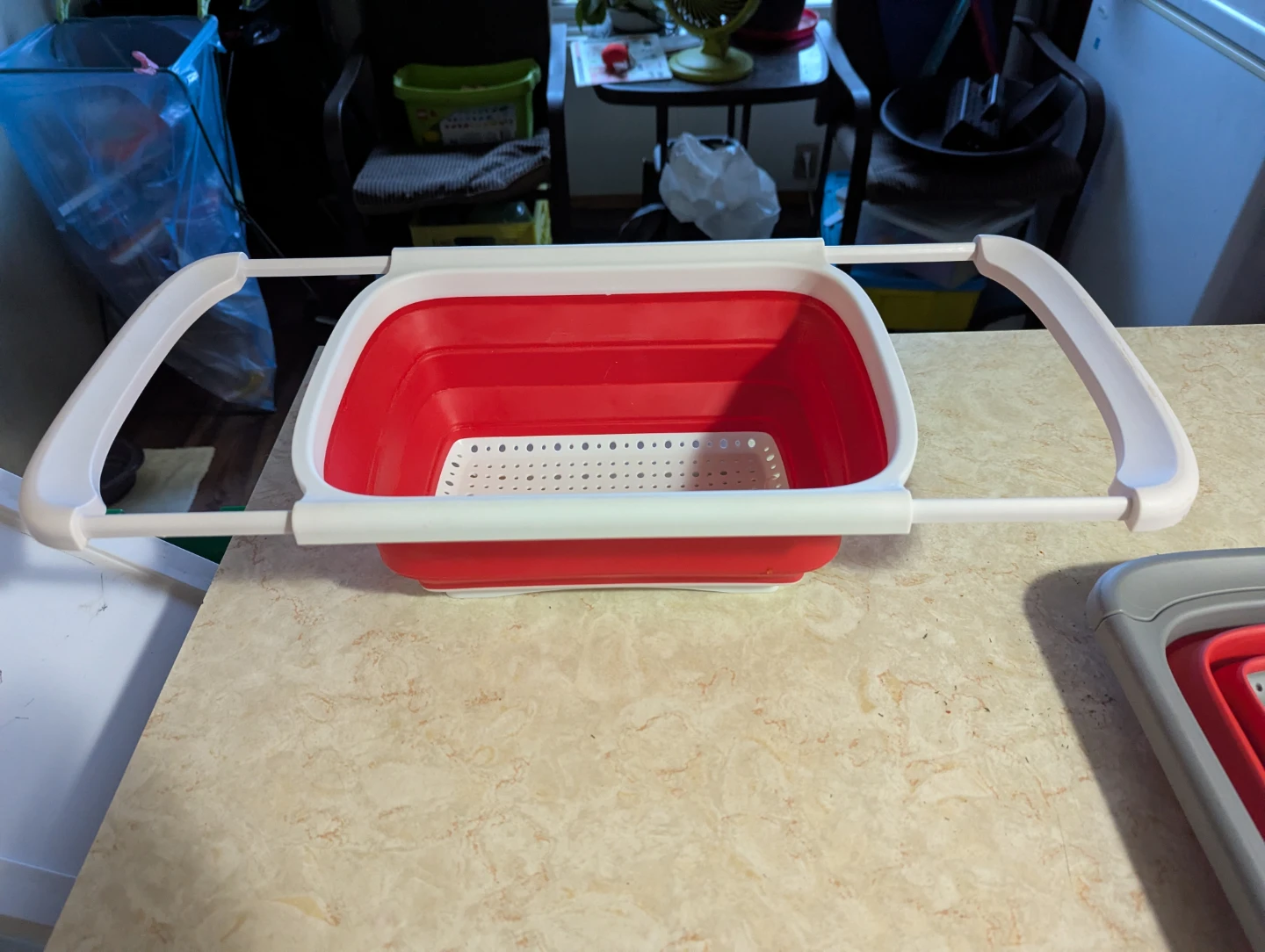 Anaeat White Collapsible Colander 6qt. - photo 3