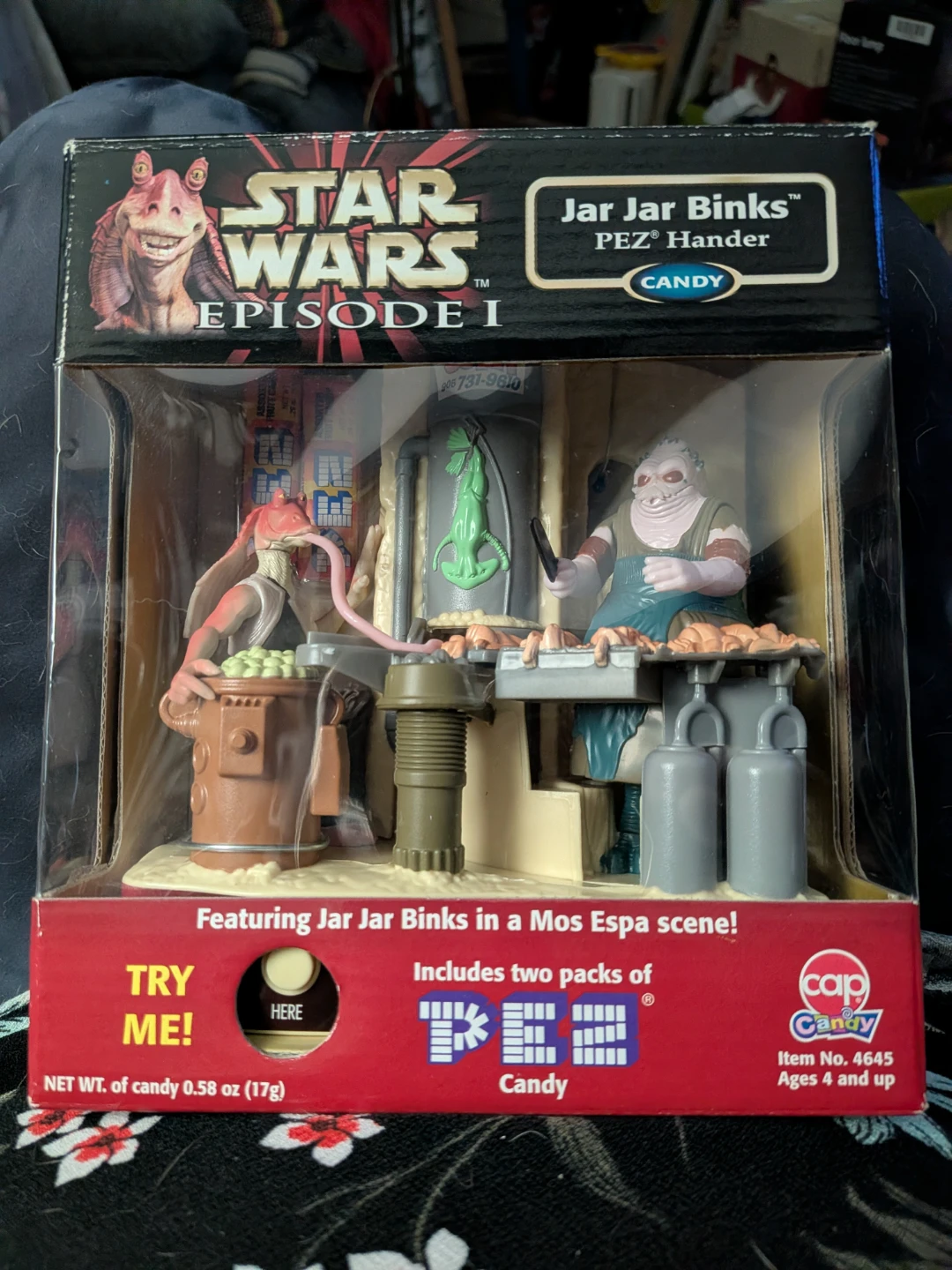 Star Wars Episode I Jar Jar Binks PEZ Hander