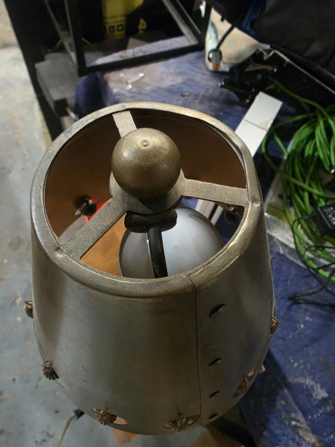 Vintage Metal Table Lamp - photo 5