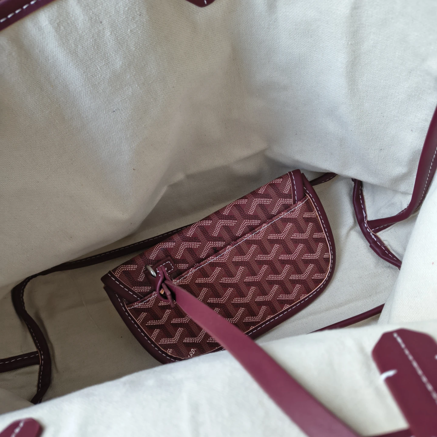 Goyard inspired tote bag - photo 4