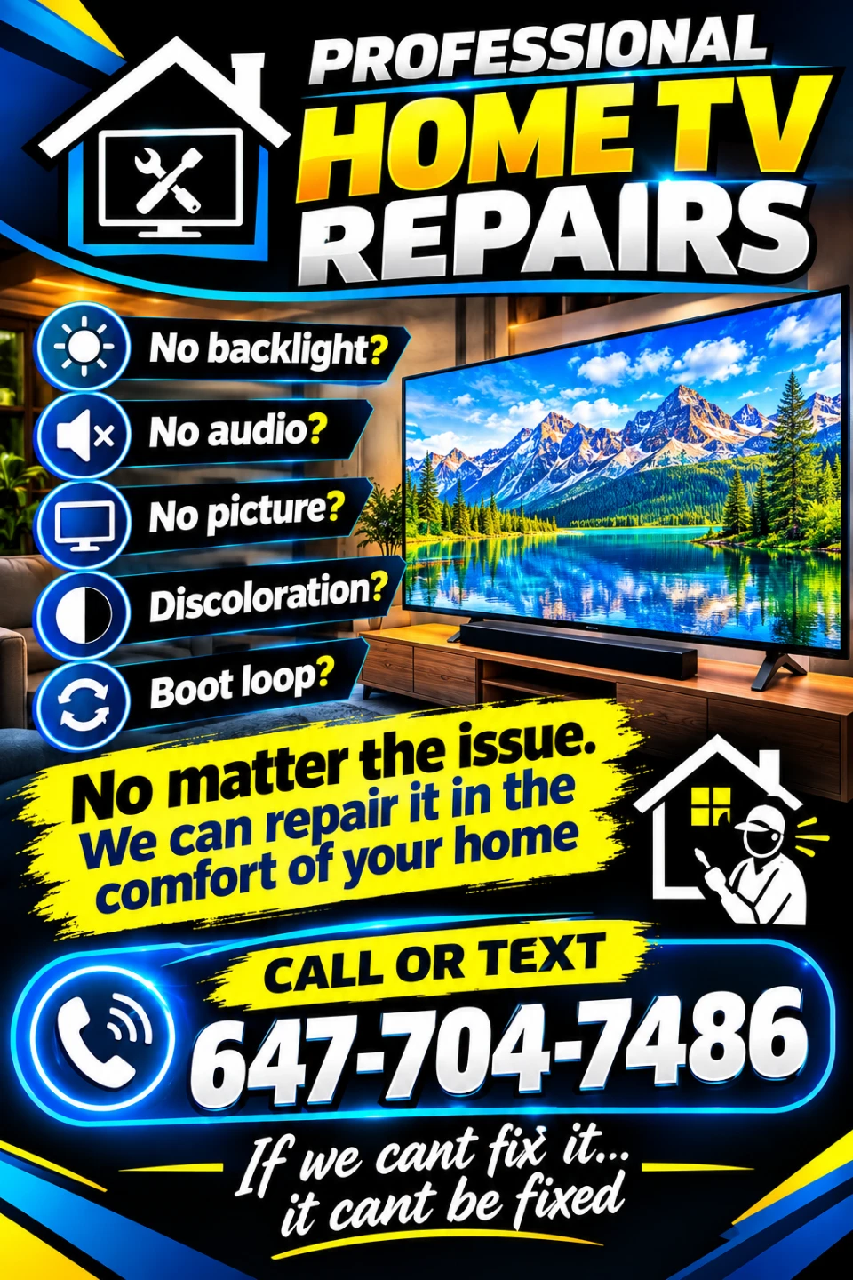 Professional Home TV Repair Services