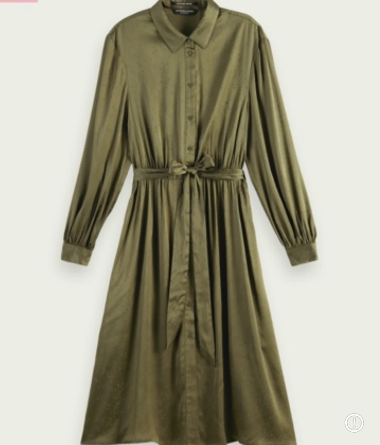Scotch & Soda Olive Green Shirt Dress 🏈 - photo 3