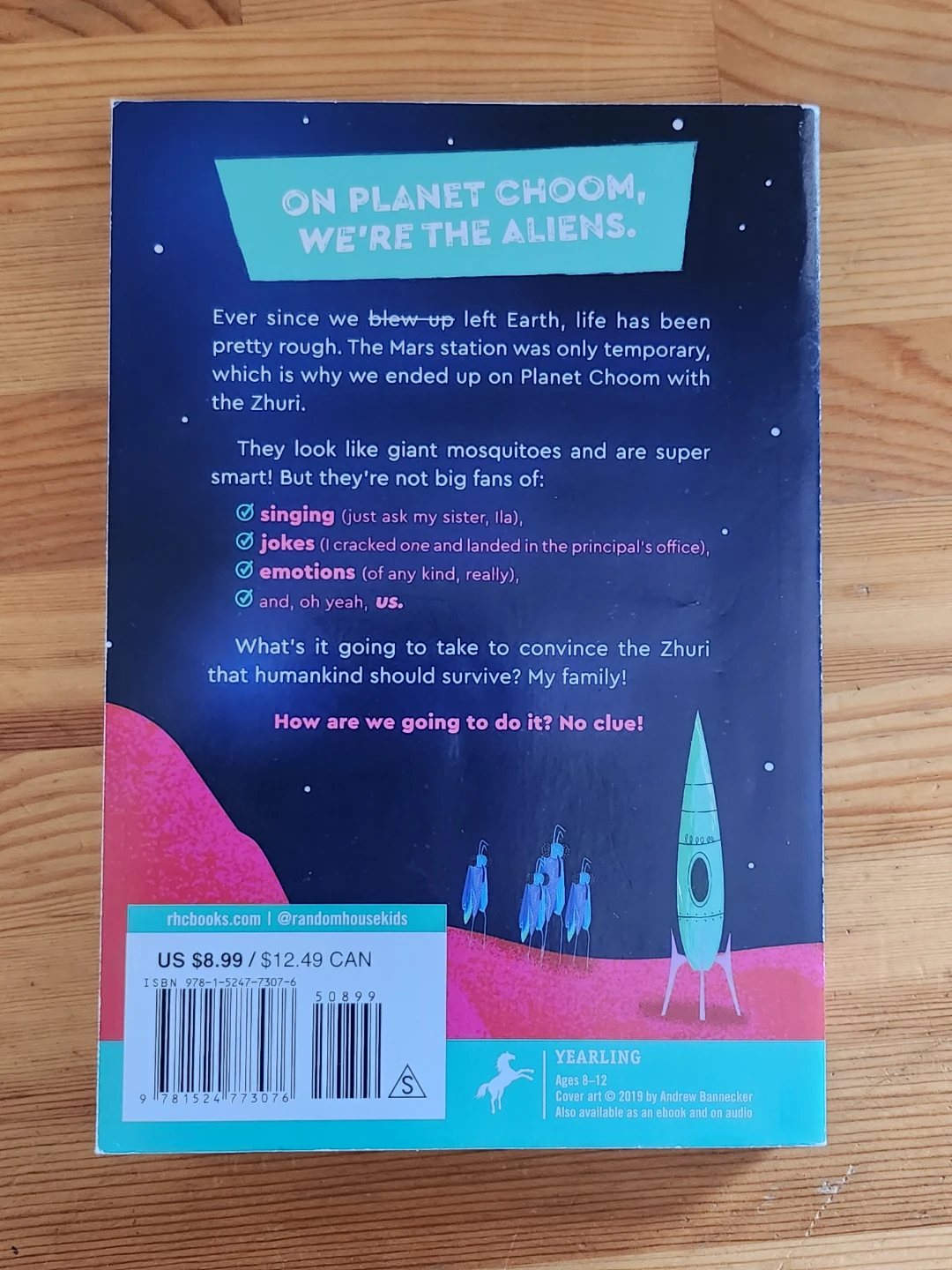 We're Not From Here by Geoff Rodkey Paperback Novel - photo 5