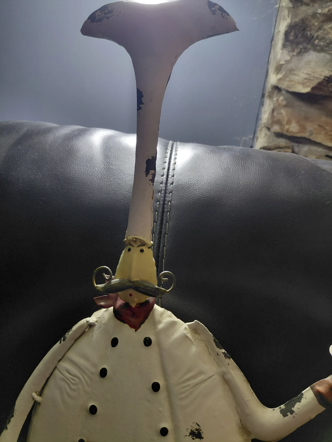 Fat Chef tin statue - photo 5