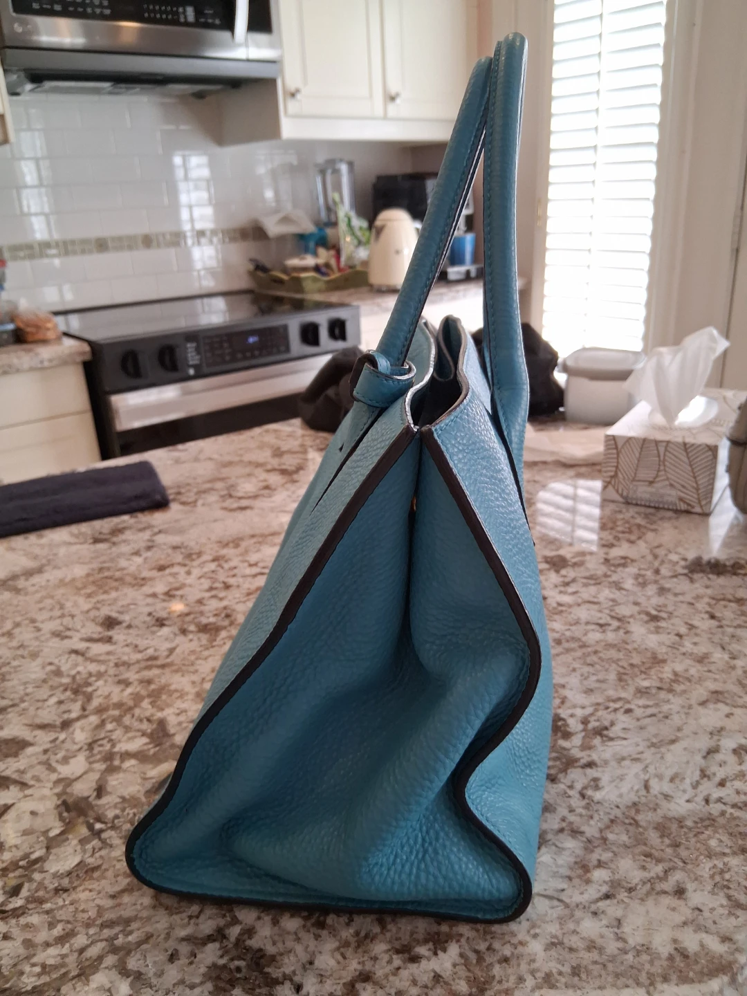 Prada Pebbled Leather Tote Bag - photo 3