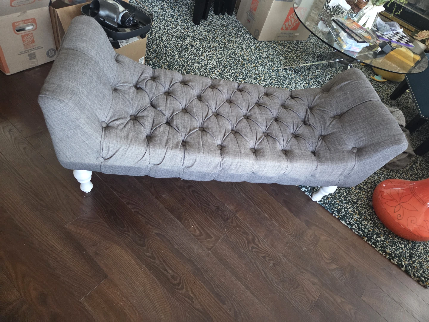 Tufted Chaise Bench – Quick Sale $25 - photo 3