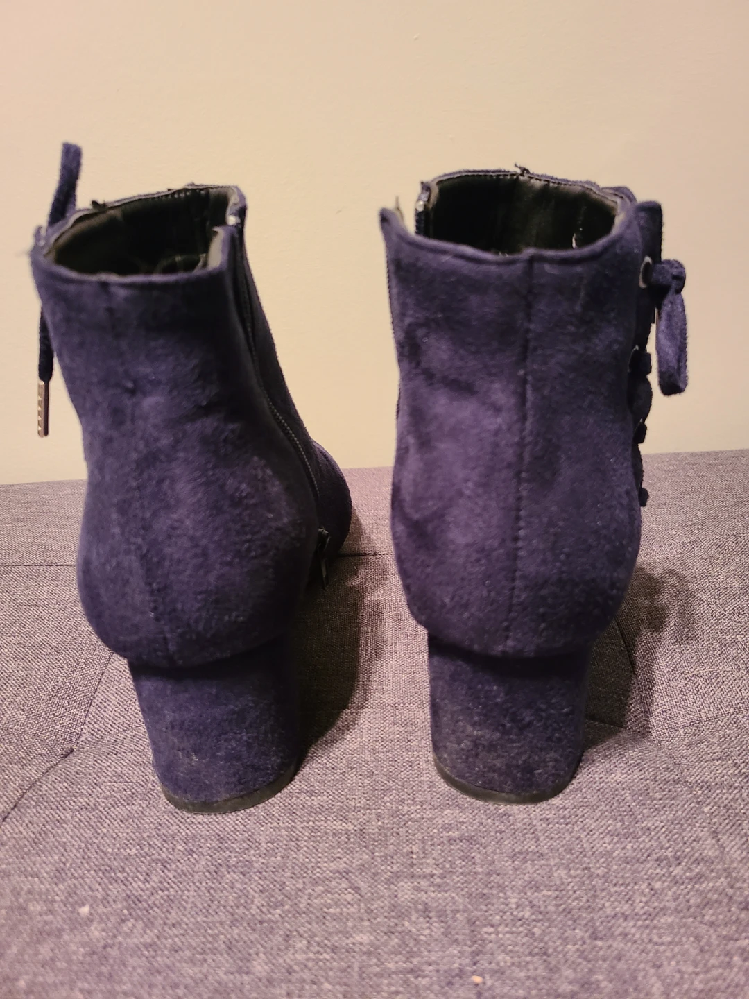 Streetwear Society Navy Ankle Boots Size 9 - photo 3