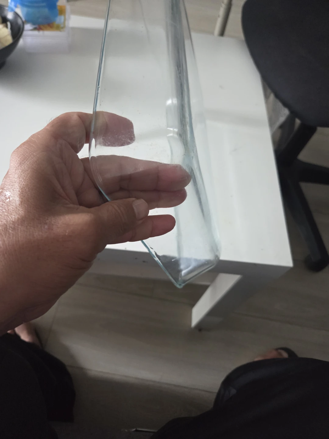 Clear glass refrigerator shelf replacement - photo 3