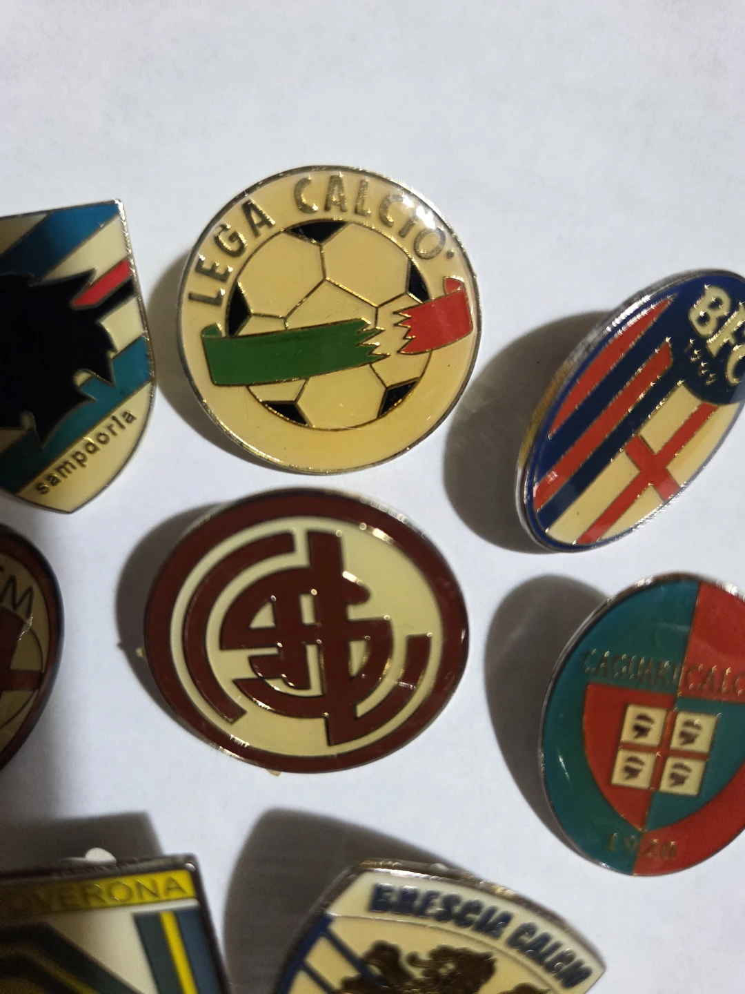 Set of Italian Football Club Pins - photo 3