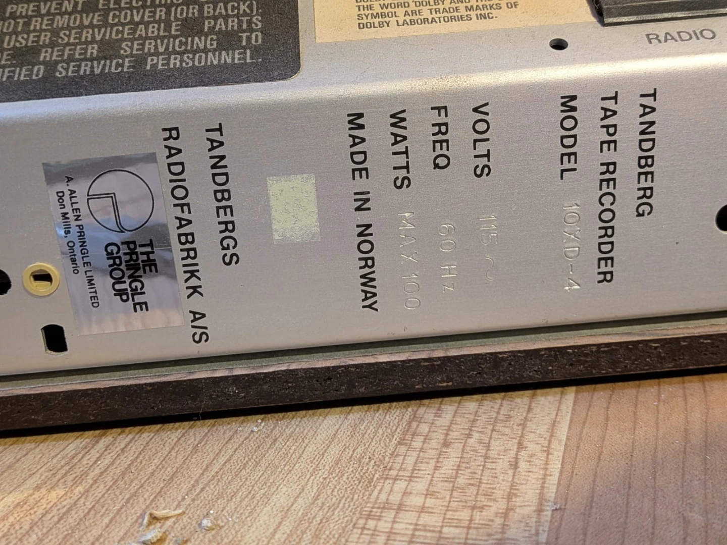 Tandberg Series 10XD  reel to reel - photo 4