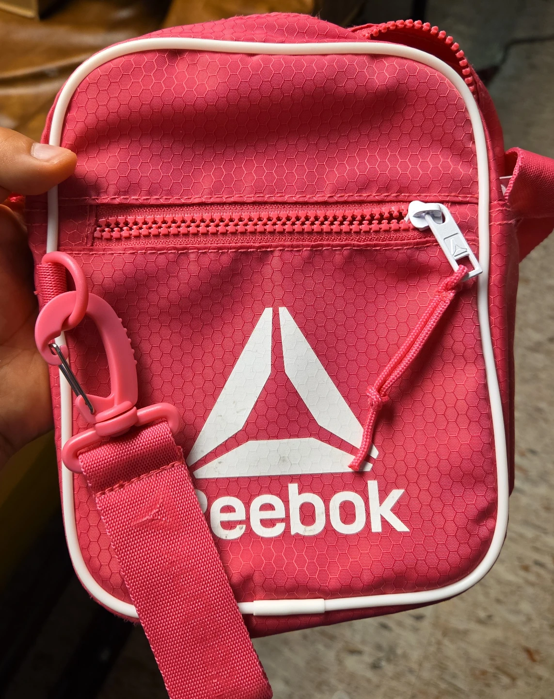 Reebok Small Pink Crossbody Bag