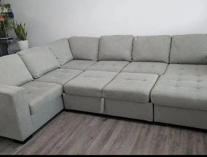 Gray Sectional Sofa with Storage-DELIVERY AVAILABLE - photo 2