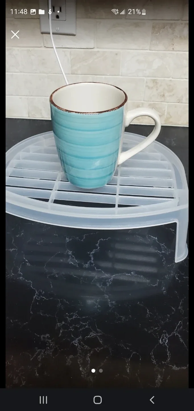 Royal Norfolk blue striped ceramic mug🏈 - photo 2