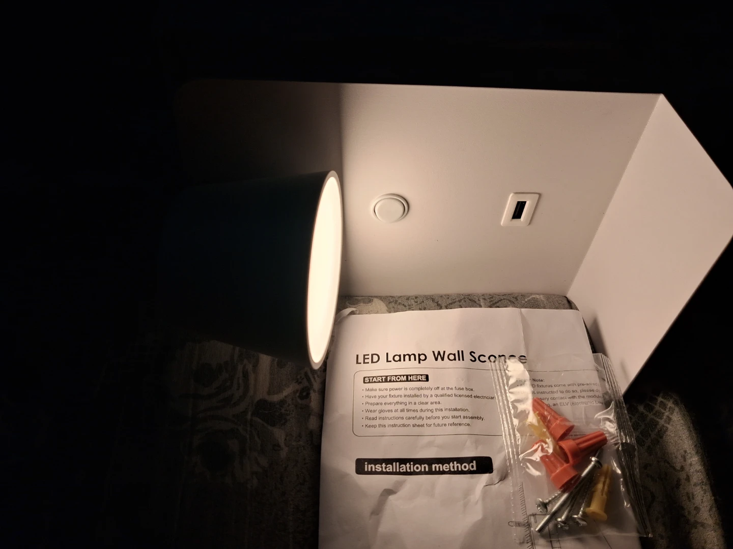 LED Wall Sconce Lamp