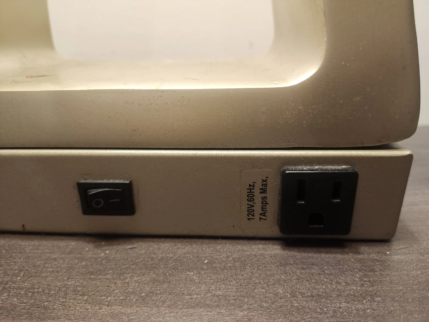 A-Frame Table Lamp with Built-in Outlet - photo 2