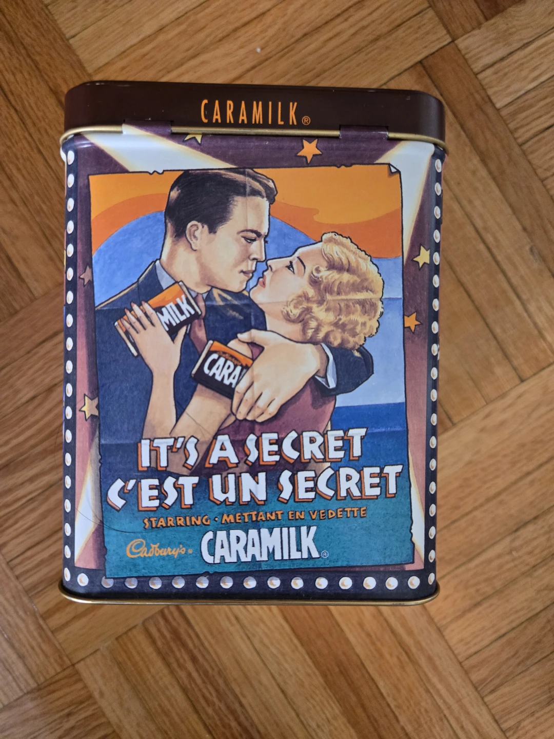 Collectible Vintage Cadbury Caramilk Metal Tin