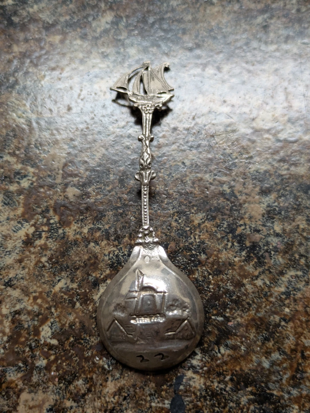 Vintage Dutch Windmill Souvenir Spoon - photo 2