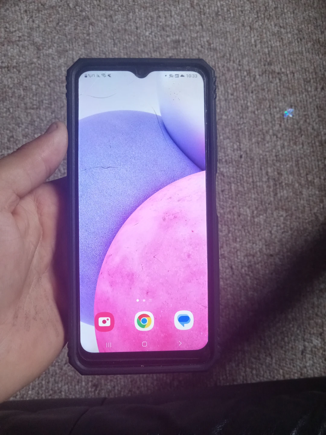 Samsung Galaxy A03s with Rugged Case - photo 3