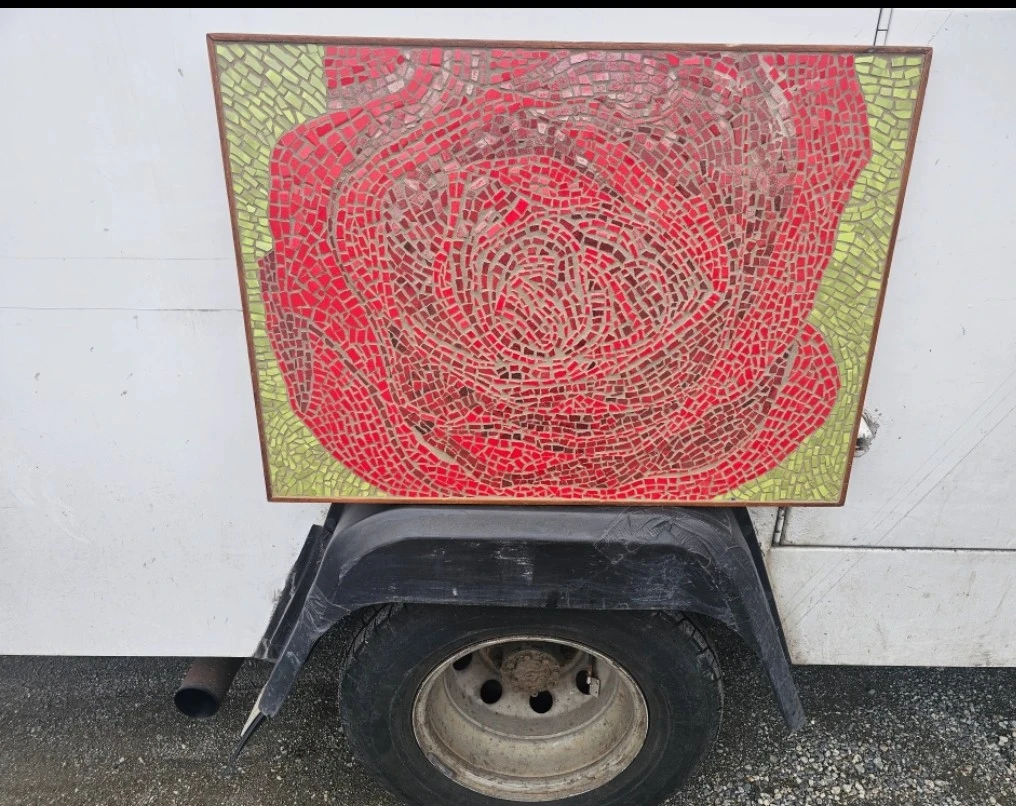 Mosaic Rose Wall Art - photo 3