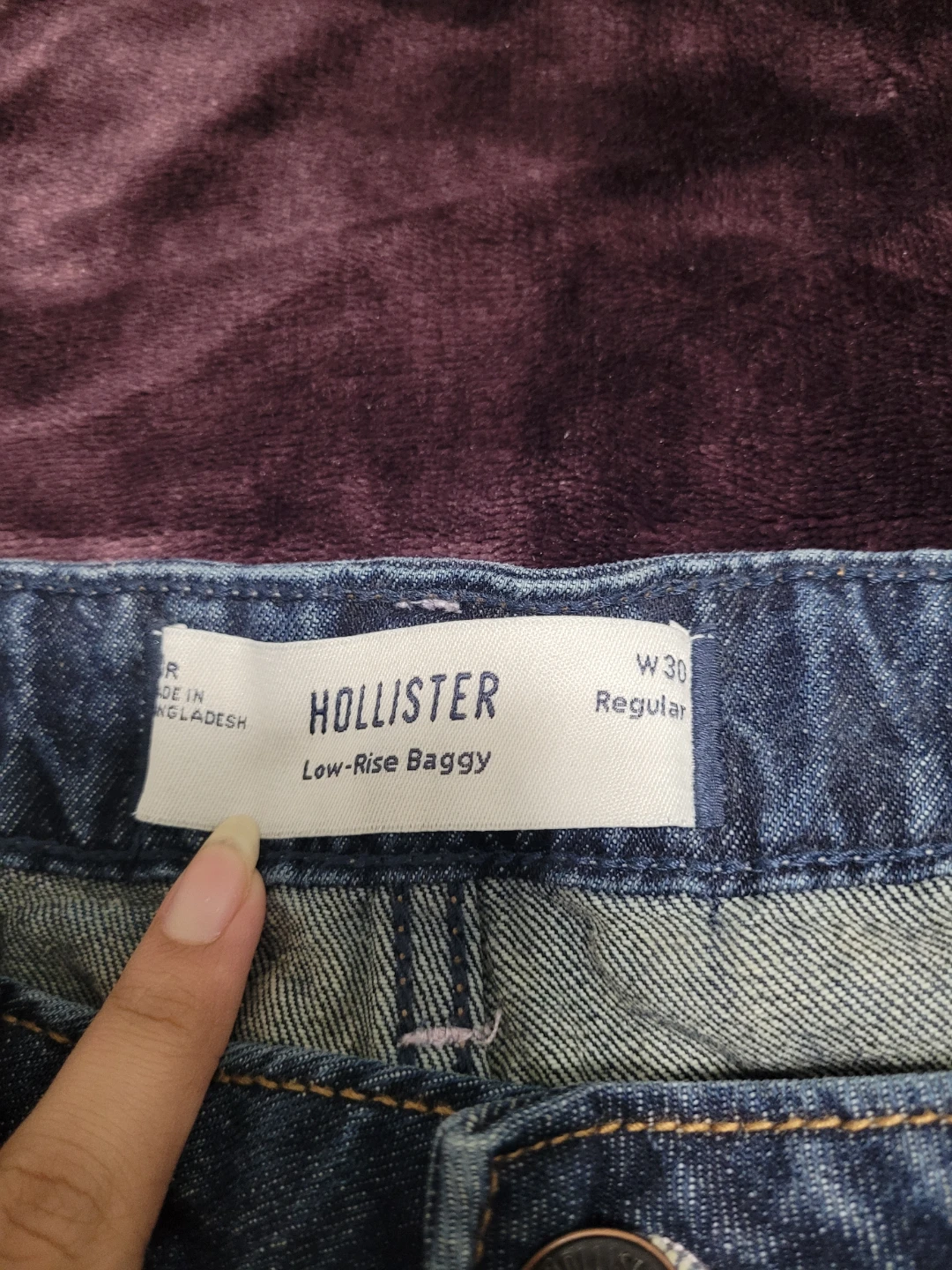 Hollister Low-Rise Baggy Jeans - W 30 Regular - photo 3