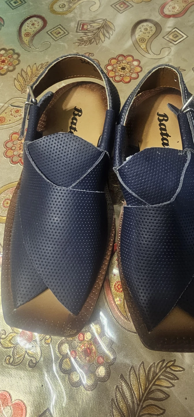 Bata Navy Peshawari Sandals
