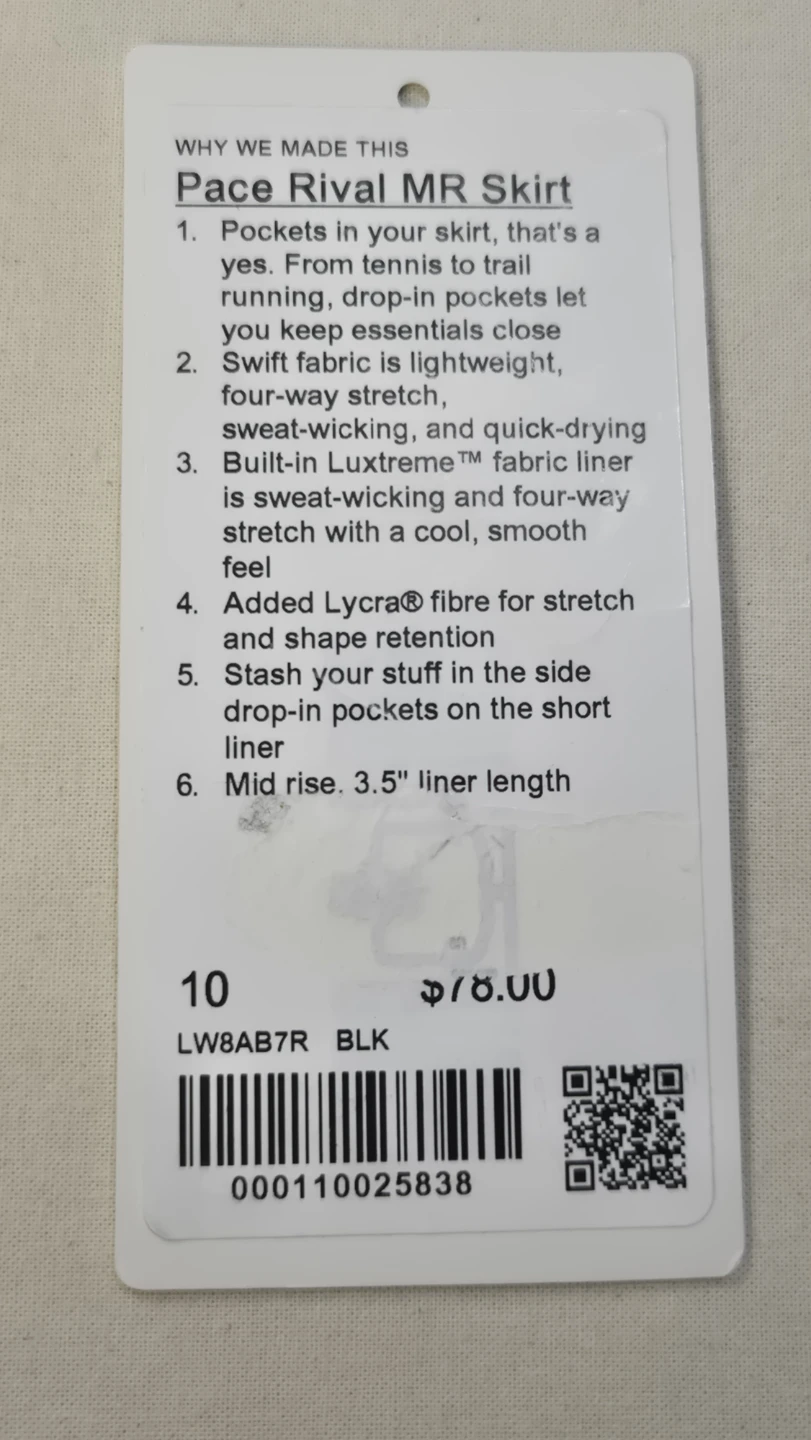 Lululemon Pace Rival Mid-Rise Skirt - photo 4