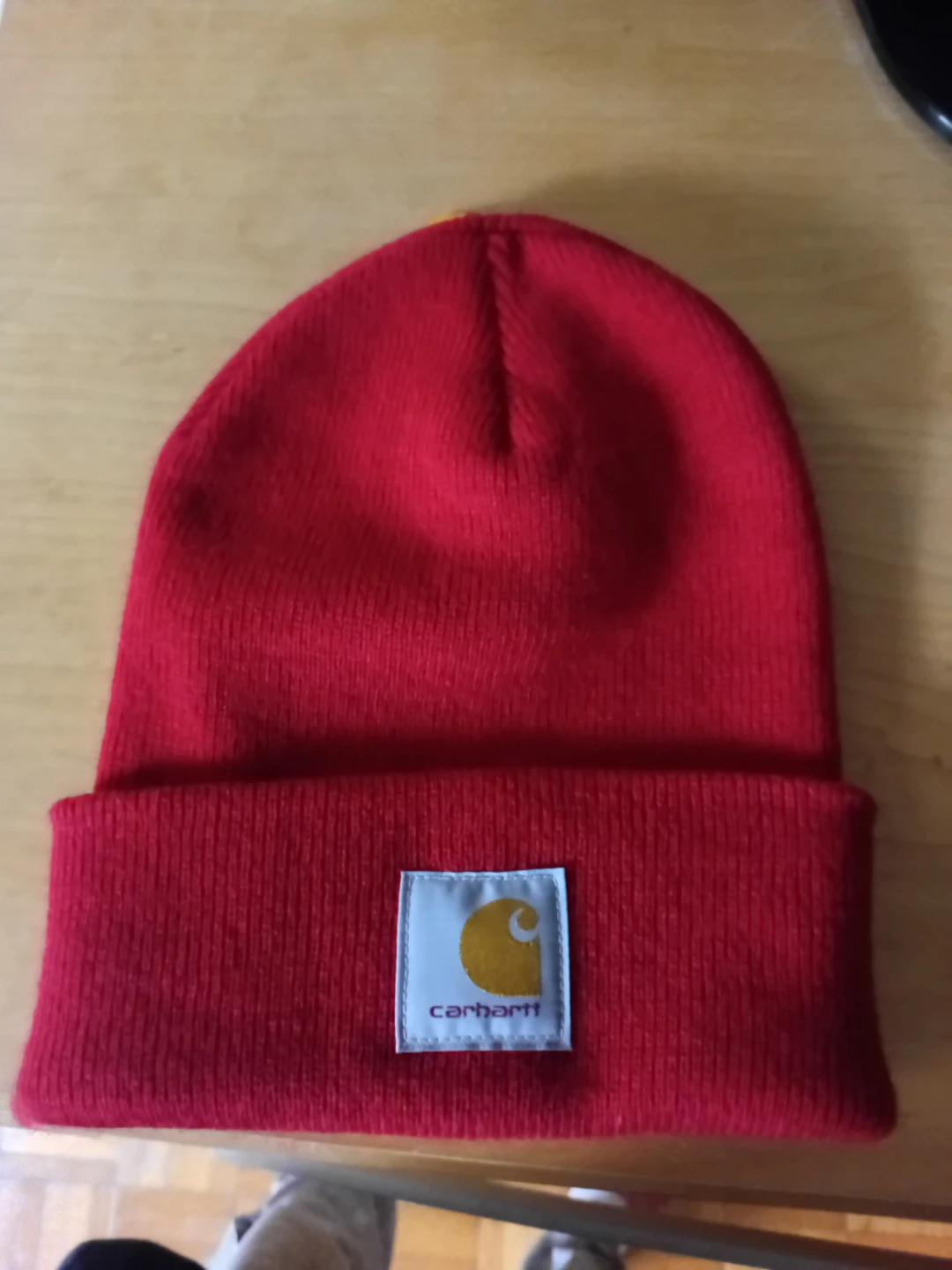 Carhartt Red Acrylic Knit Toque