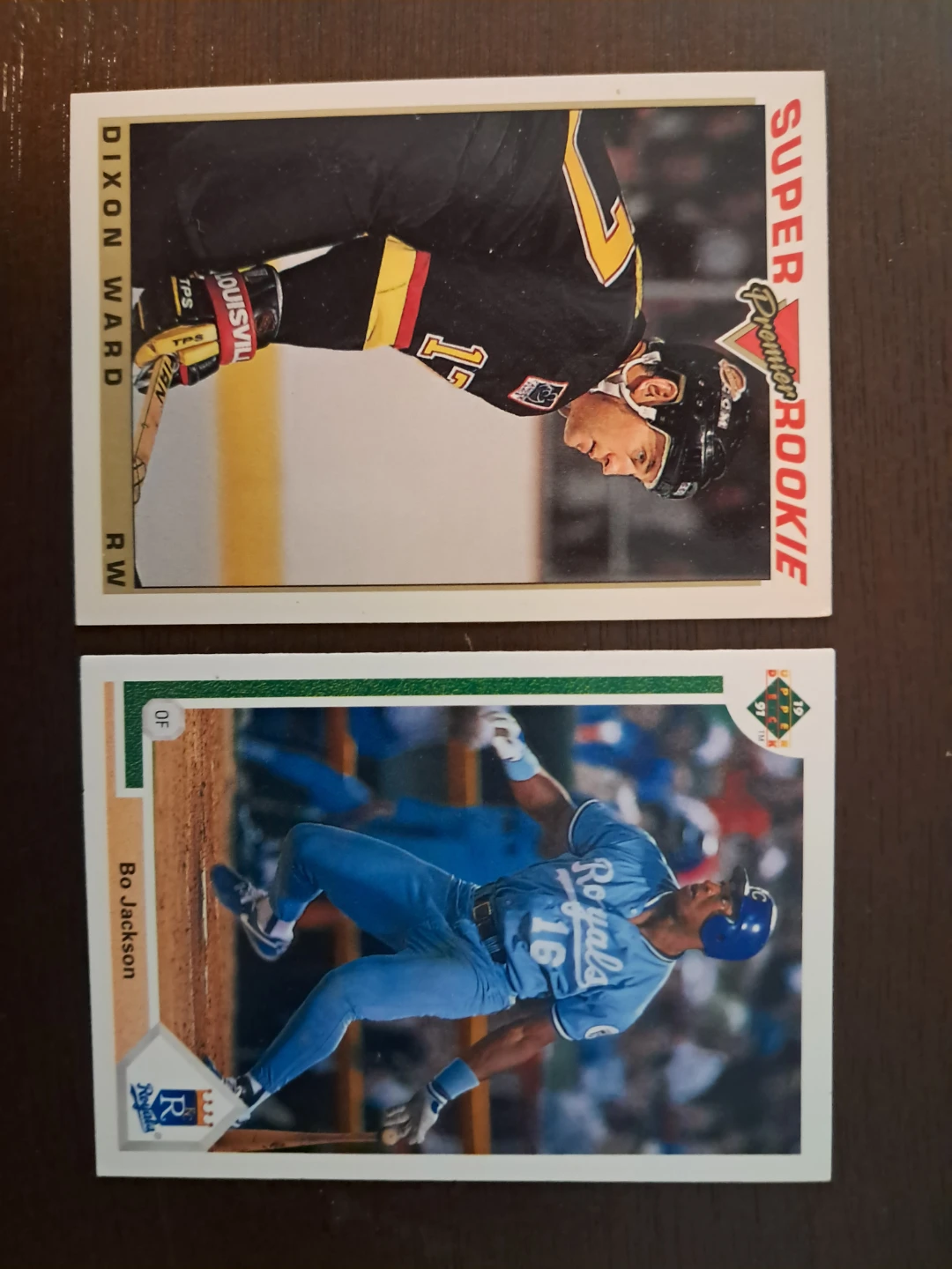 Bo Jackson and Dixon Ward Hockey Card Lot