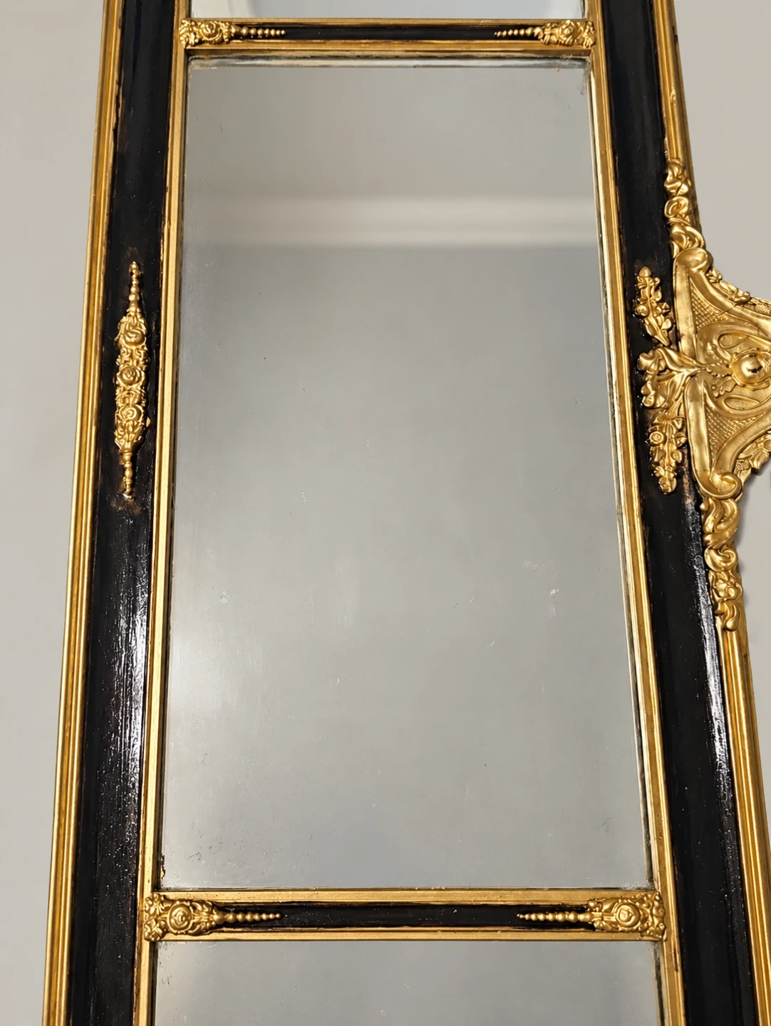 Restored Vintage 1930s Parisian style mirror 48 lx 15 h - photo 4