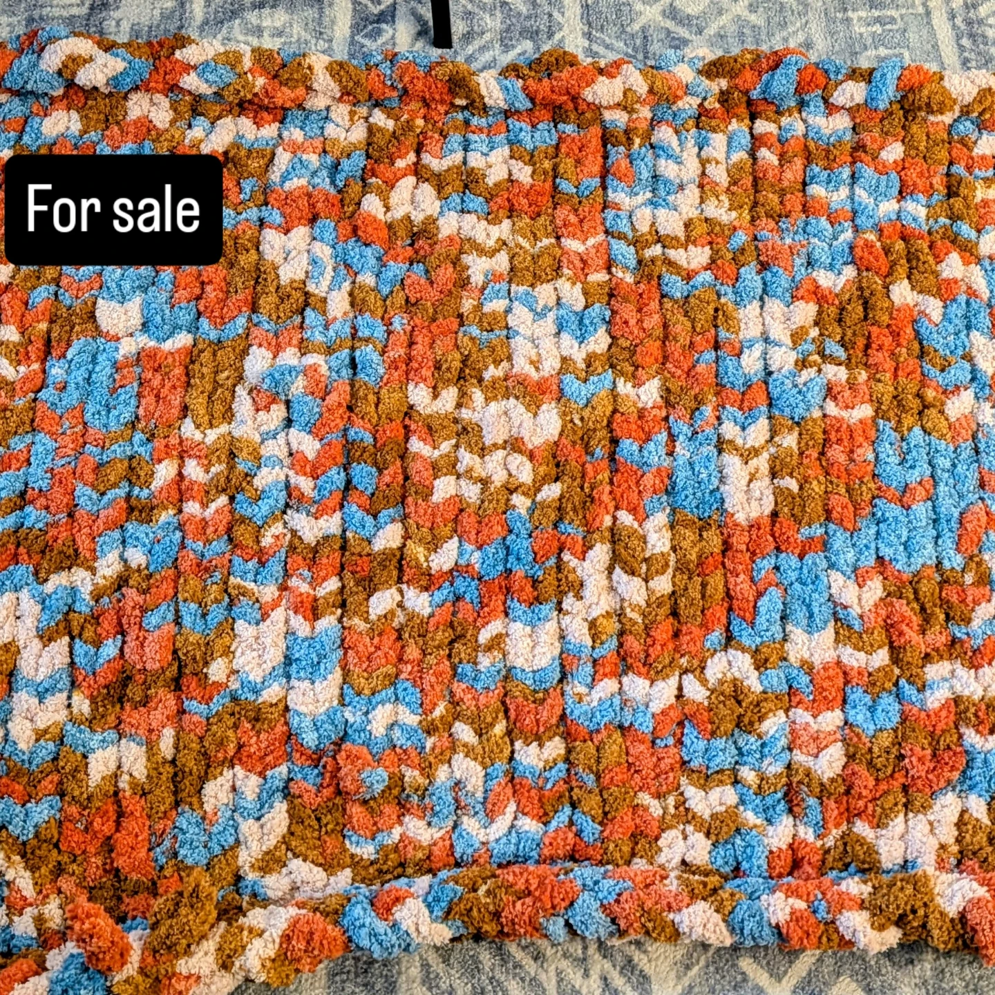 Handmade Chunky Knit Blanket
