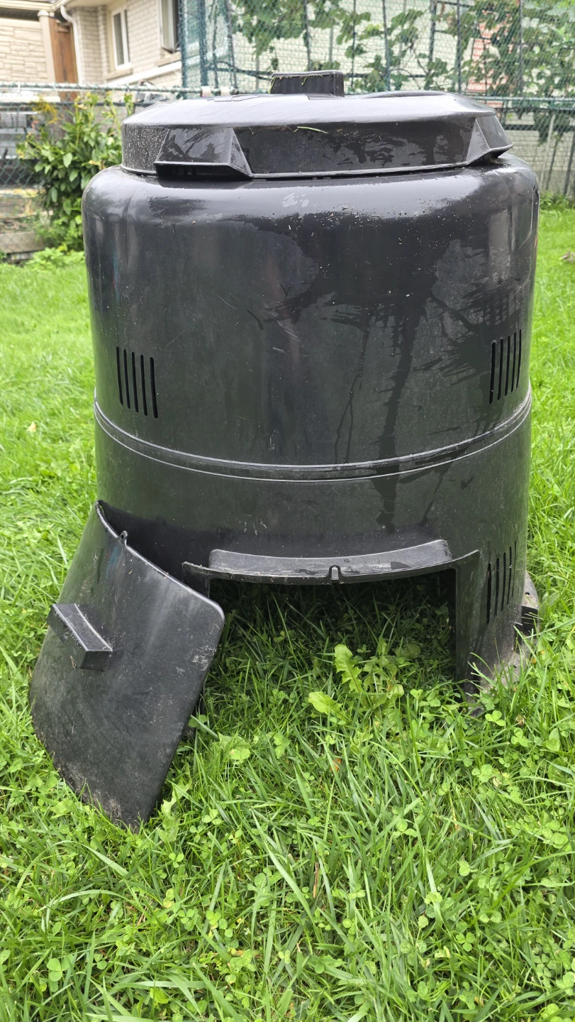 Black Outdoor Garden Compost Bin - photo 2
