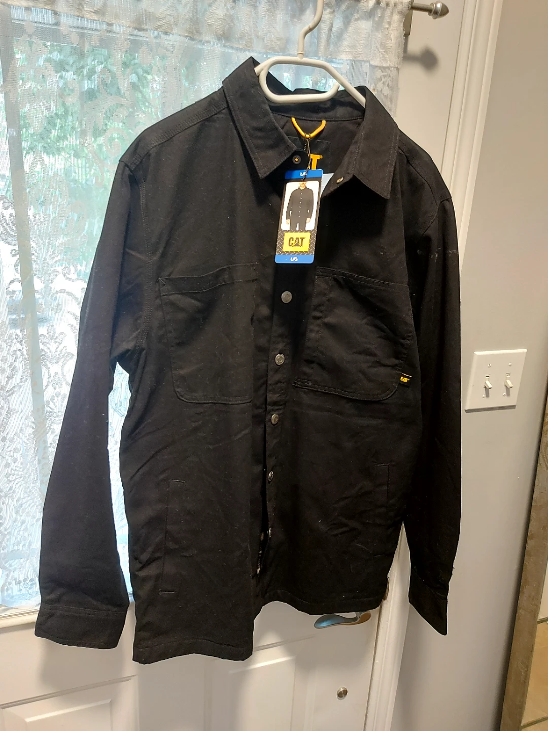 CAT Black Work Shirt Jacket