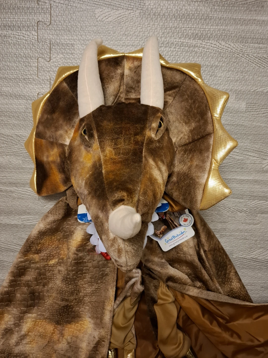 Great Pretenders Triceratops Dinosaur Cape - photo 2