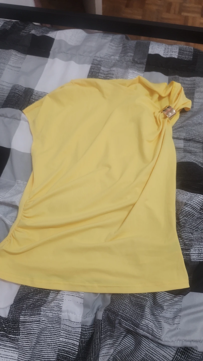 Yellow Sleeveless Top