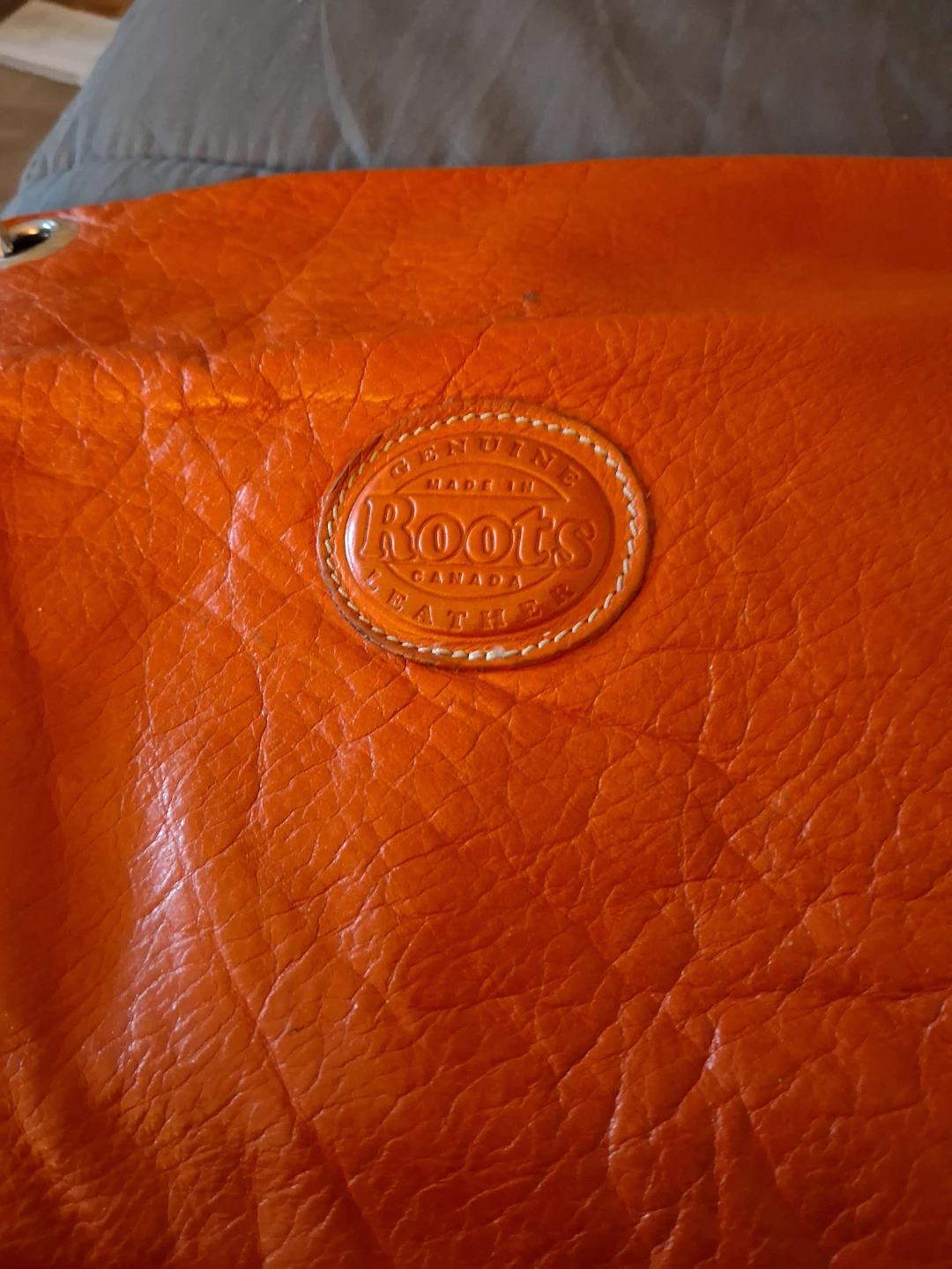 Roots Orange Leather Crossbody Bag - photo 2
