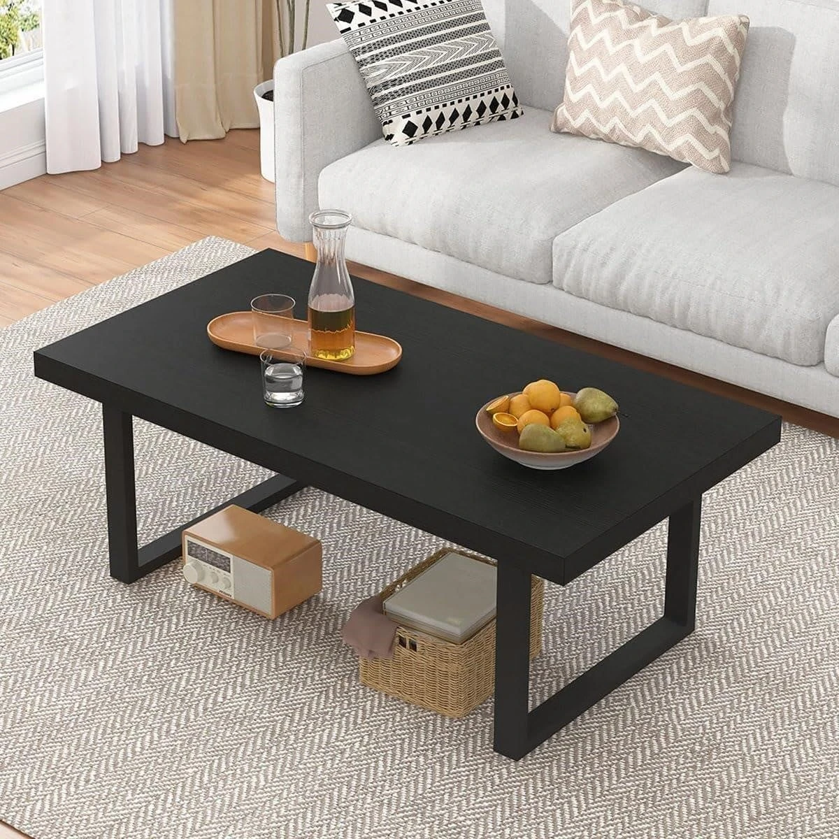 Modern Black Coffee Table