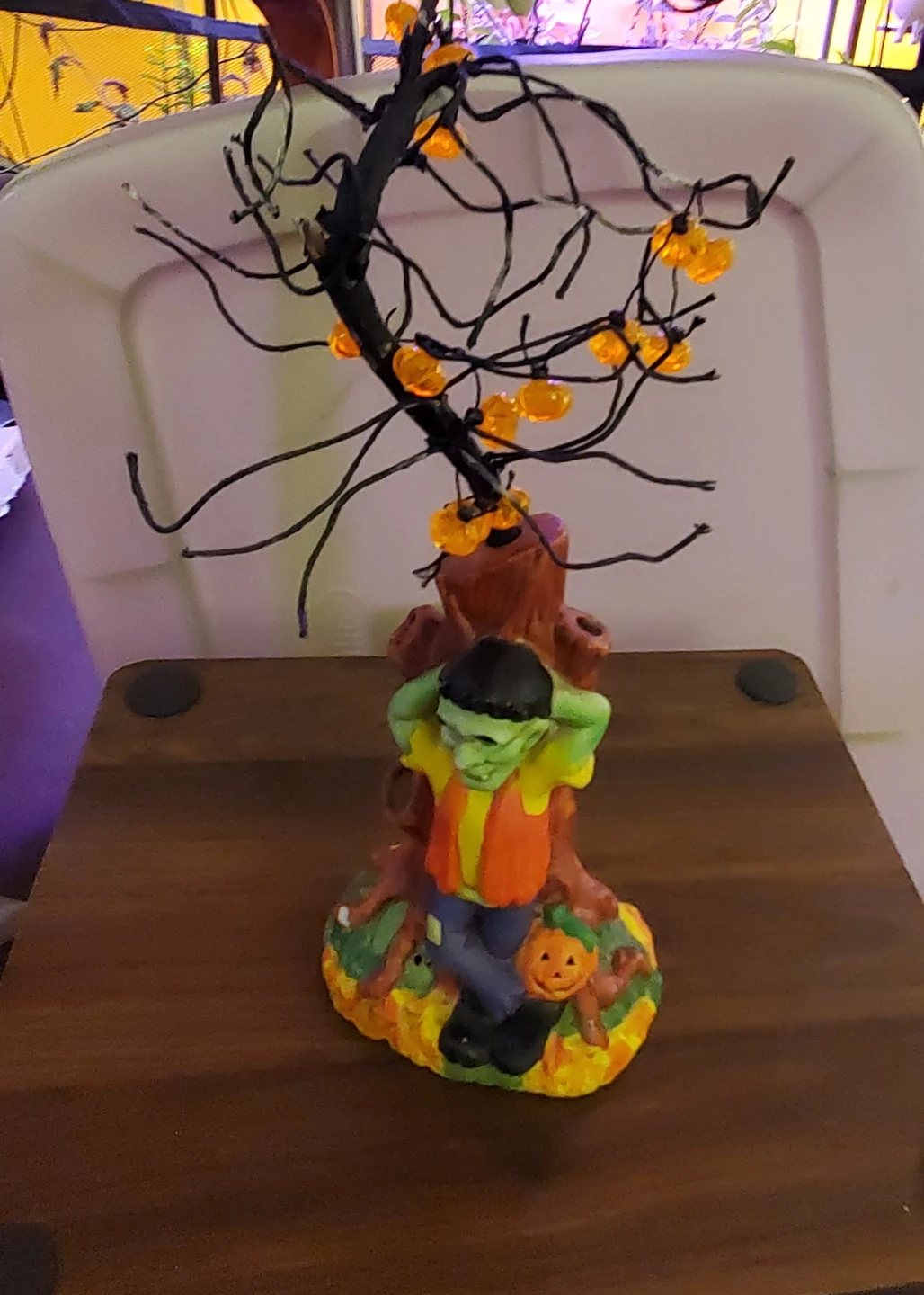 Frankenstein Halloween Lighted Tree - photo 2
