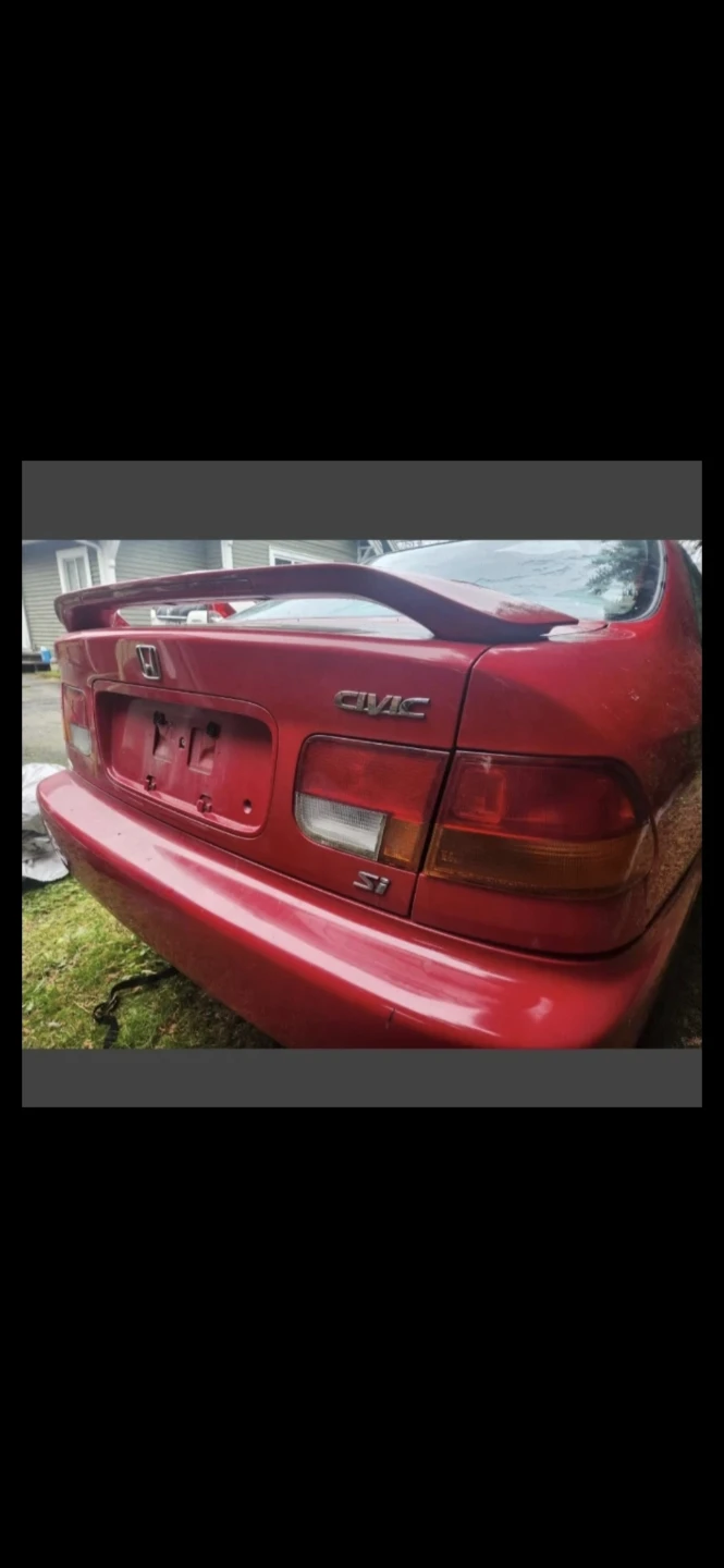 1998 Honda Civic SI not running large dent 1100 or 700$ - photo 2