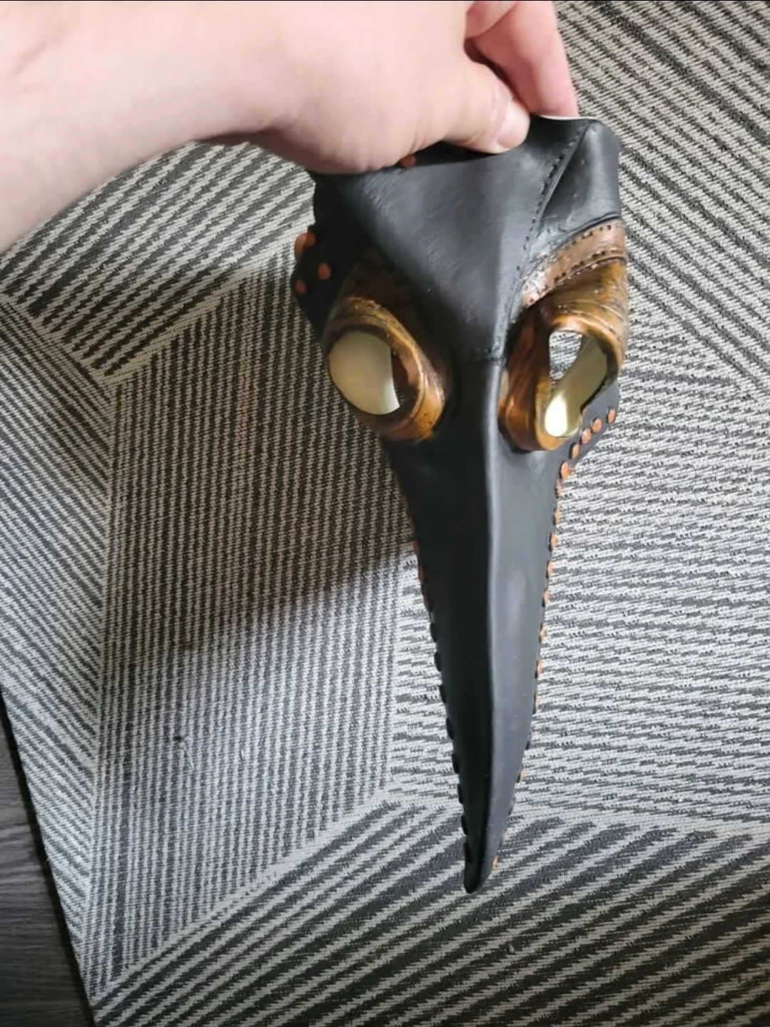 Nechari Steampunk Plague Doctor Bird Beak Mask - photo 4