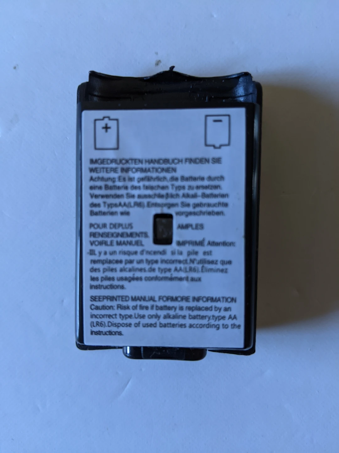 Xbox 360 AA Battery Controller Compartment Cover - photo 2