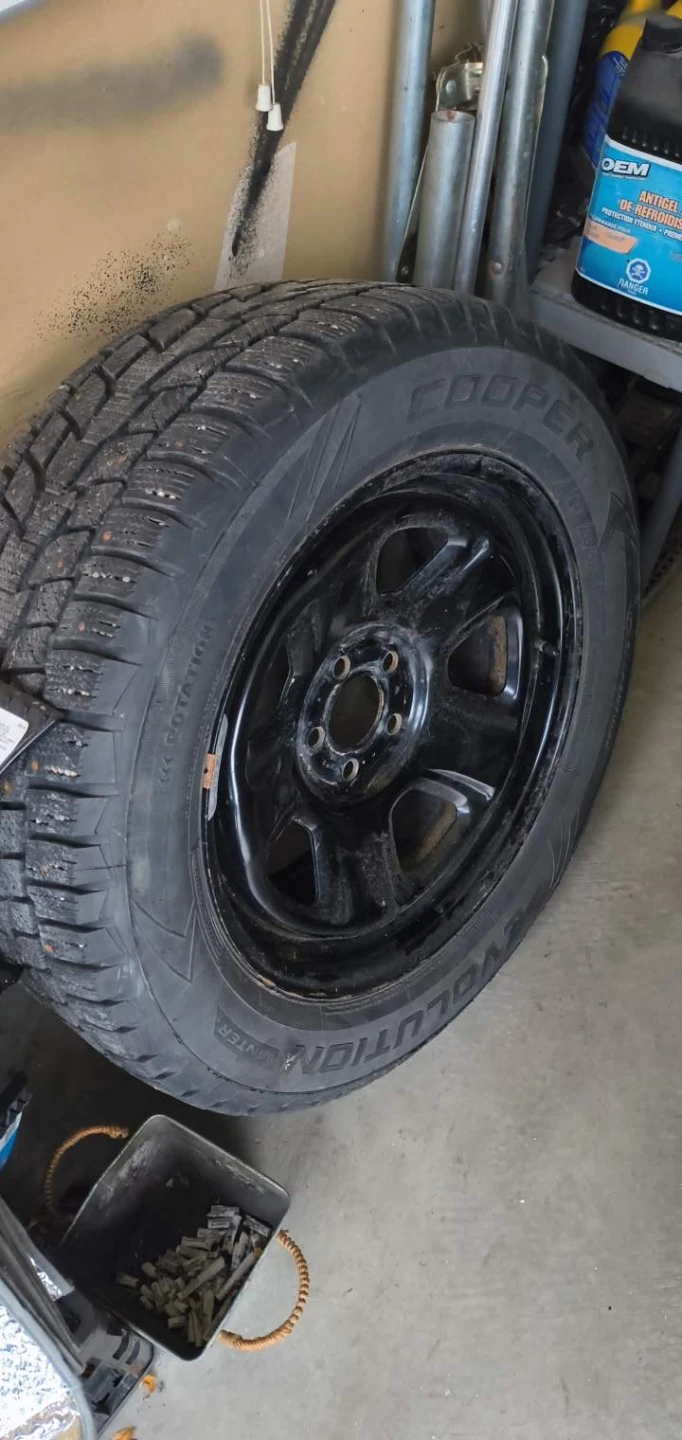 MOPAR STEELIES WITH COOPER STUDDED WINTER TIRES - photo 4