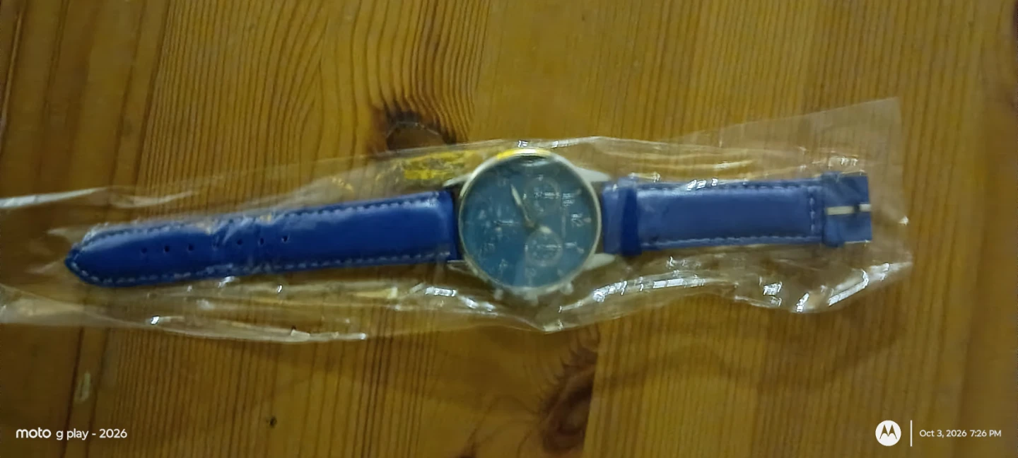 Geneva Blue Wristwatch - photo 3