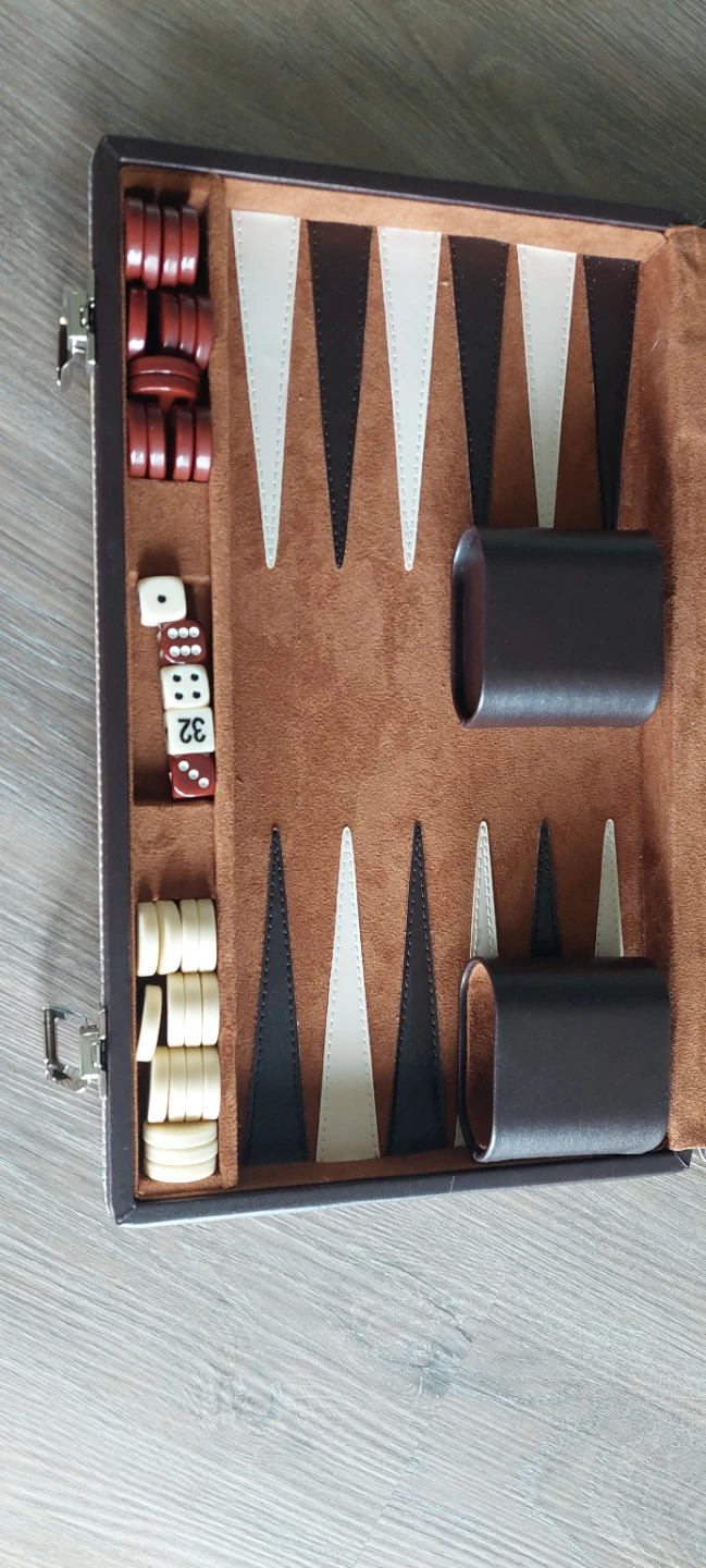 Leatherette Backgammon Set medium size - photo 2