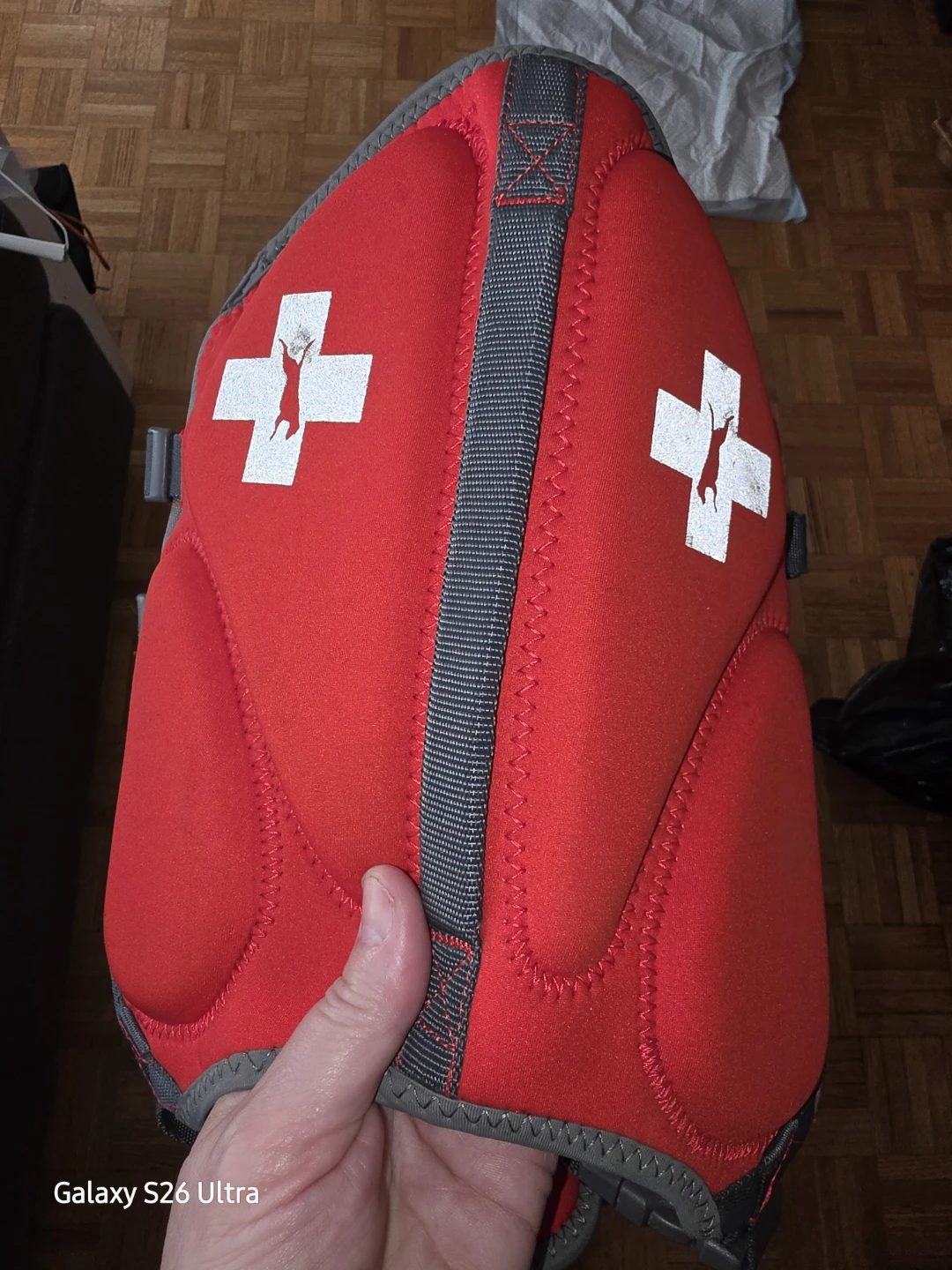 Small red dog life jacket - photo 2