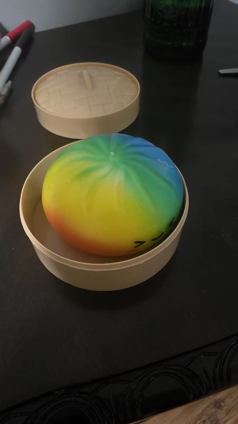 Rainbow squishy toy