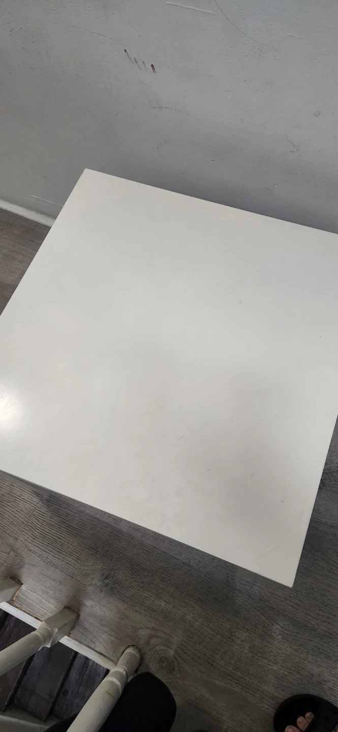 White IKEA Lack Side Table - photo 2