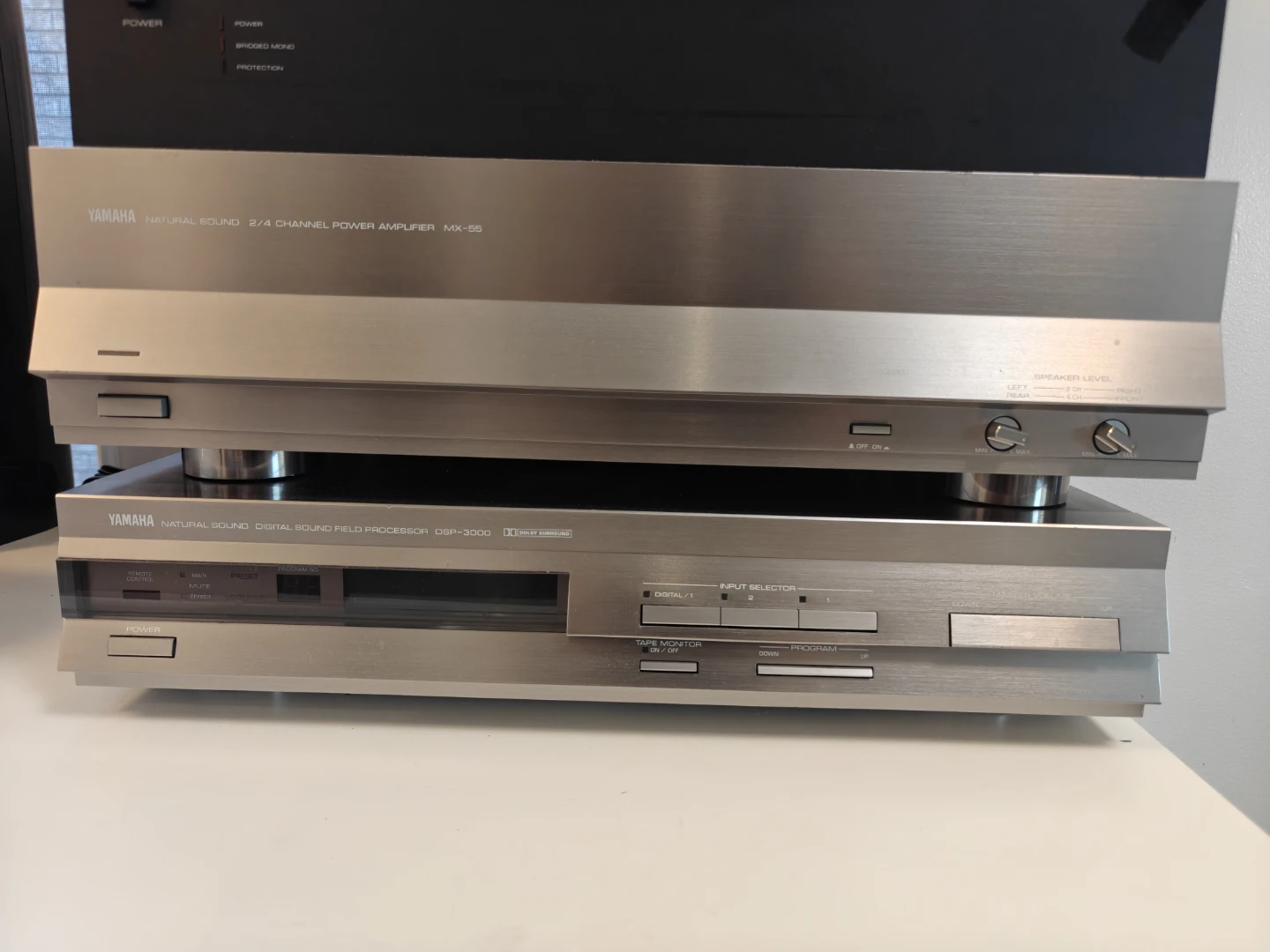 Yamaha Amplifier MX-55 and DSP-3000 Processor