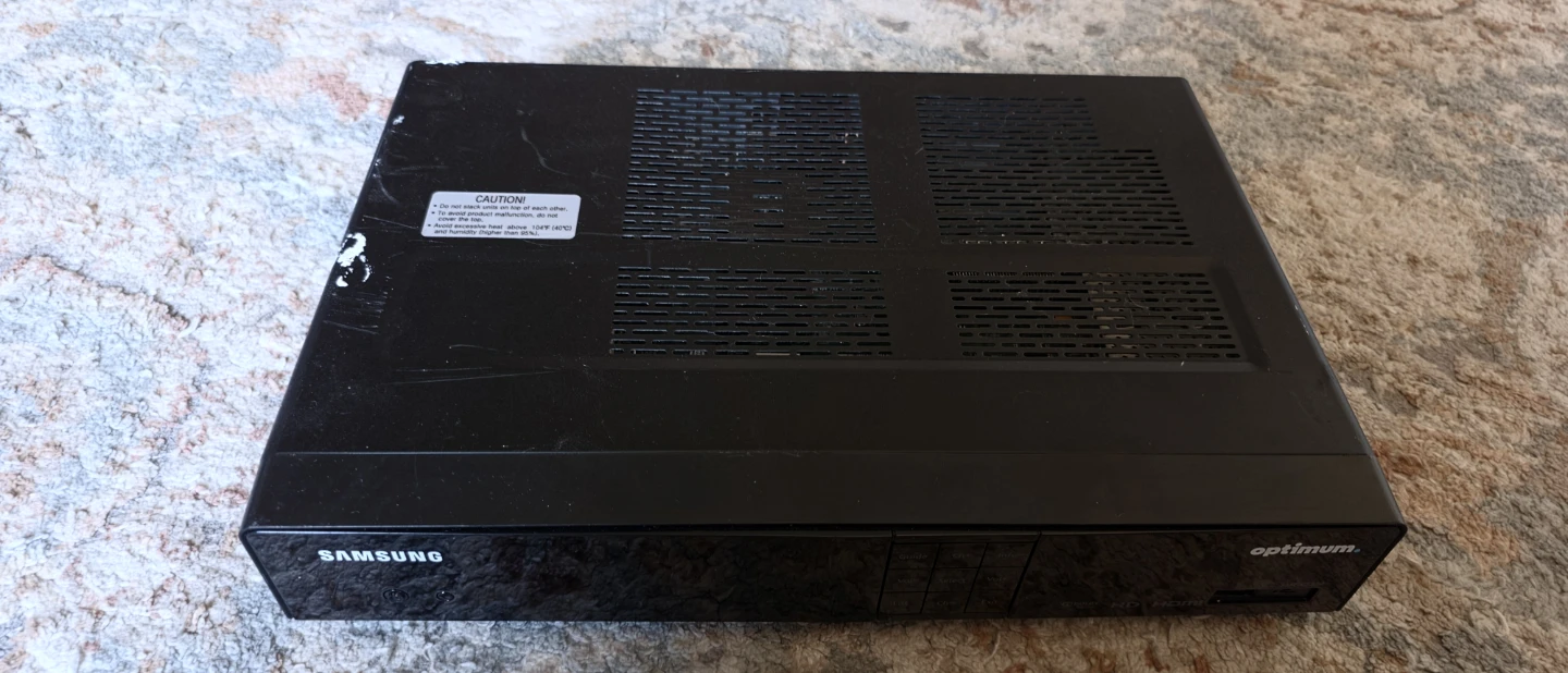 tv box with cooked PSU