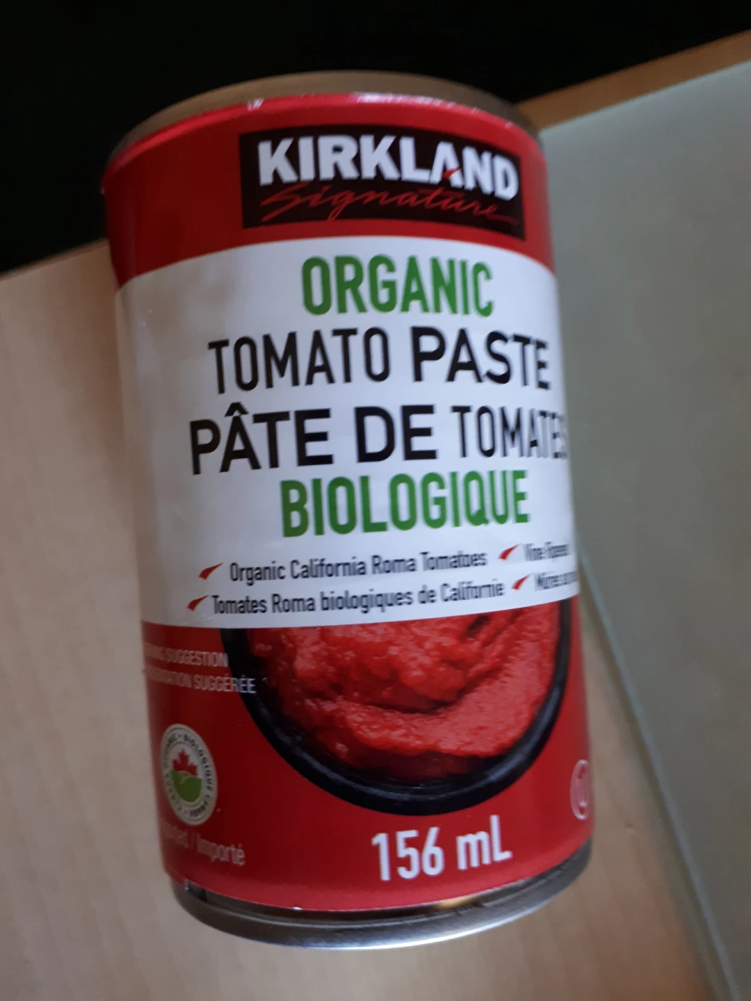 Organic Tomato Paste 156 ml-$1 each