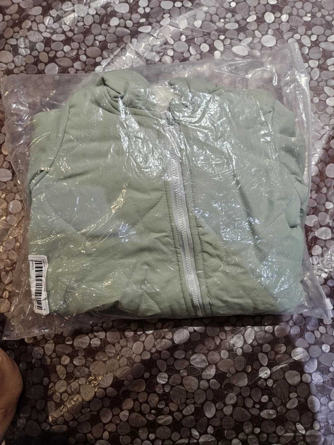 Baby Green Quilted Fleece-Lined Snowsuit - photo 5